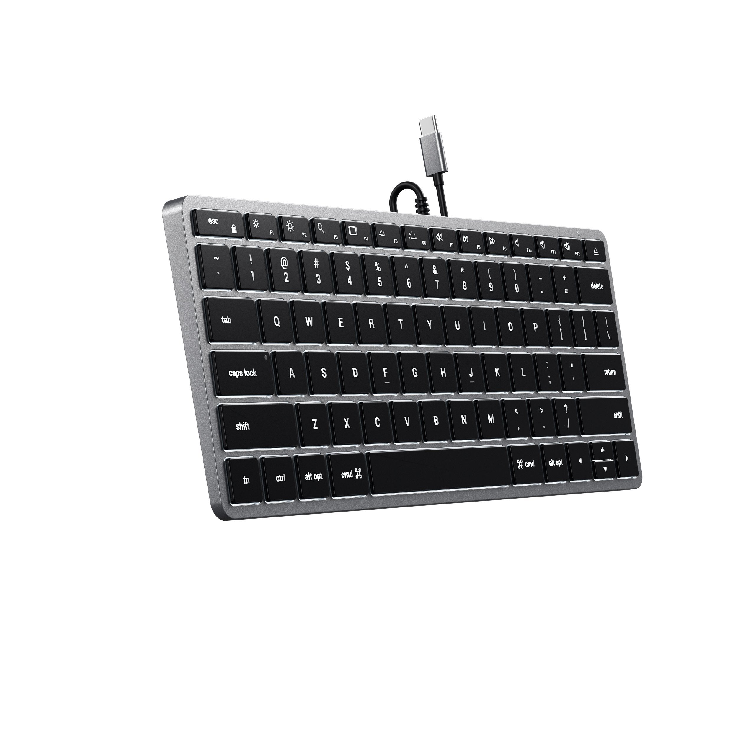 Slim X1 Wired Backlit Keyboard Keyboards Satechi