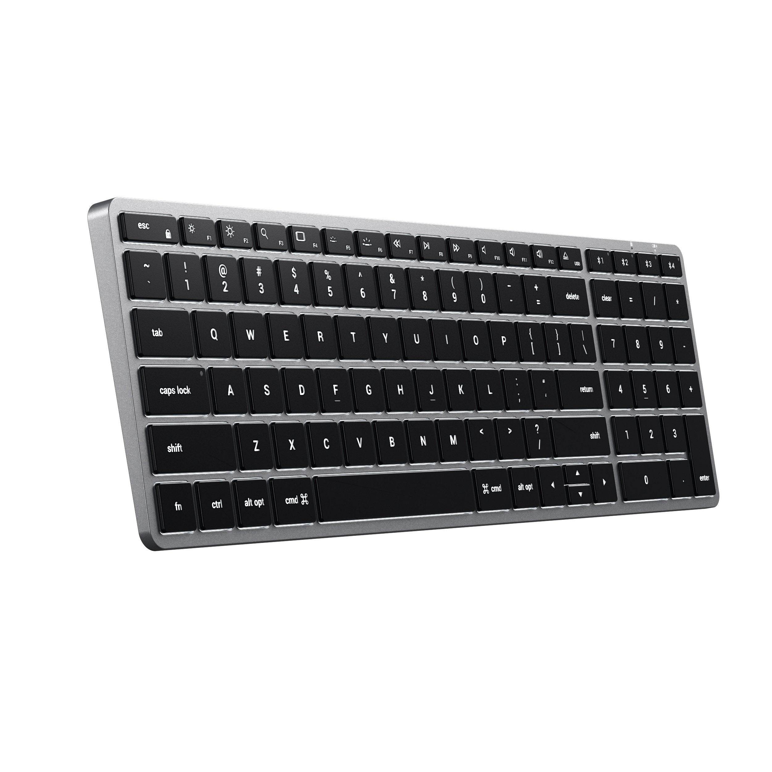 Slim X2 Bluetooth Backlit Keyboard Keyboards Satechi