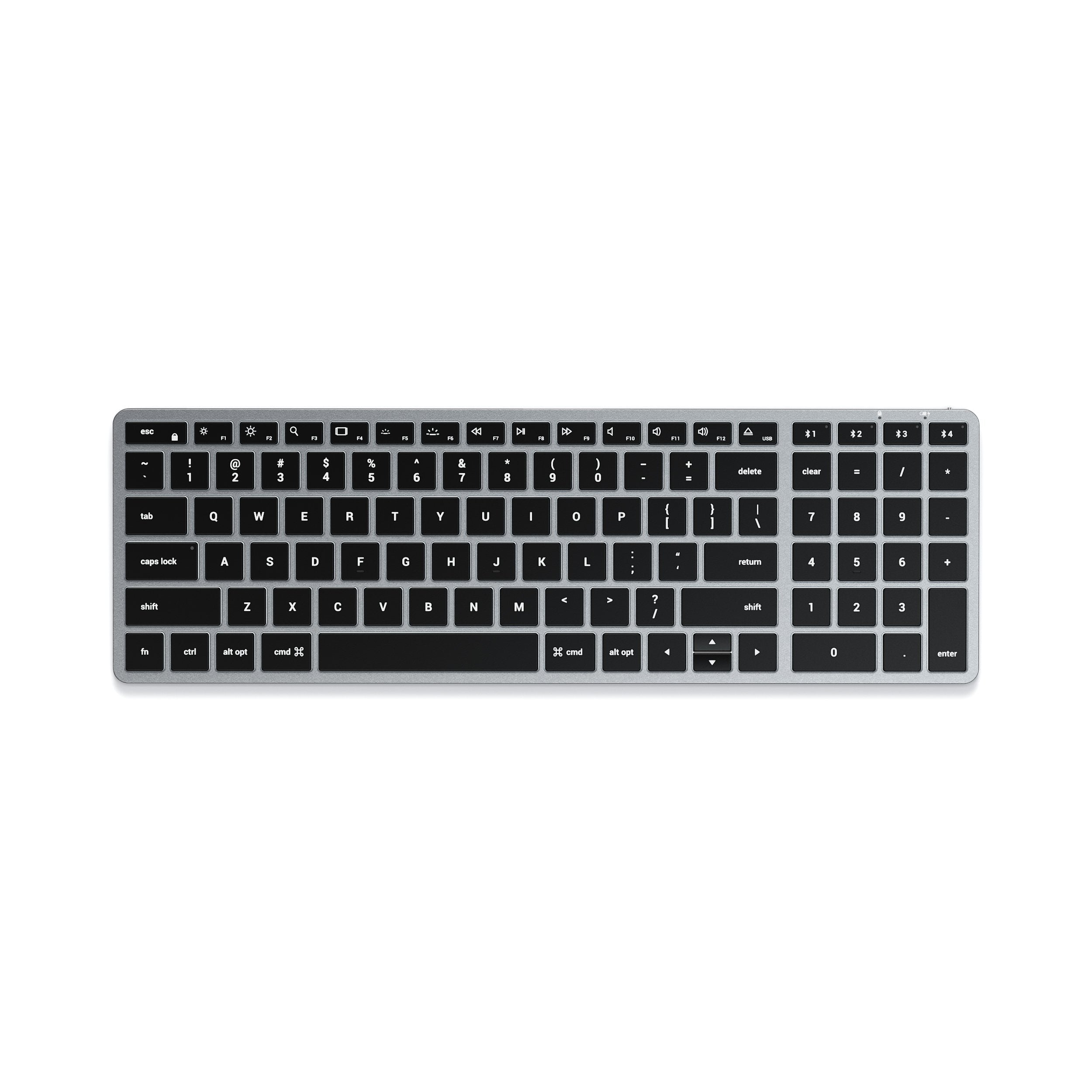 Slim X2 Bluetooth Backlit Keyboard Keyboards Satechi