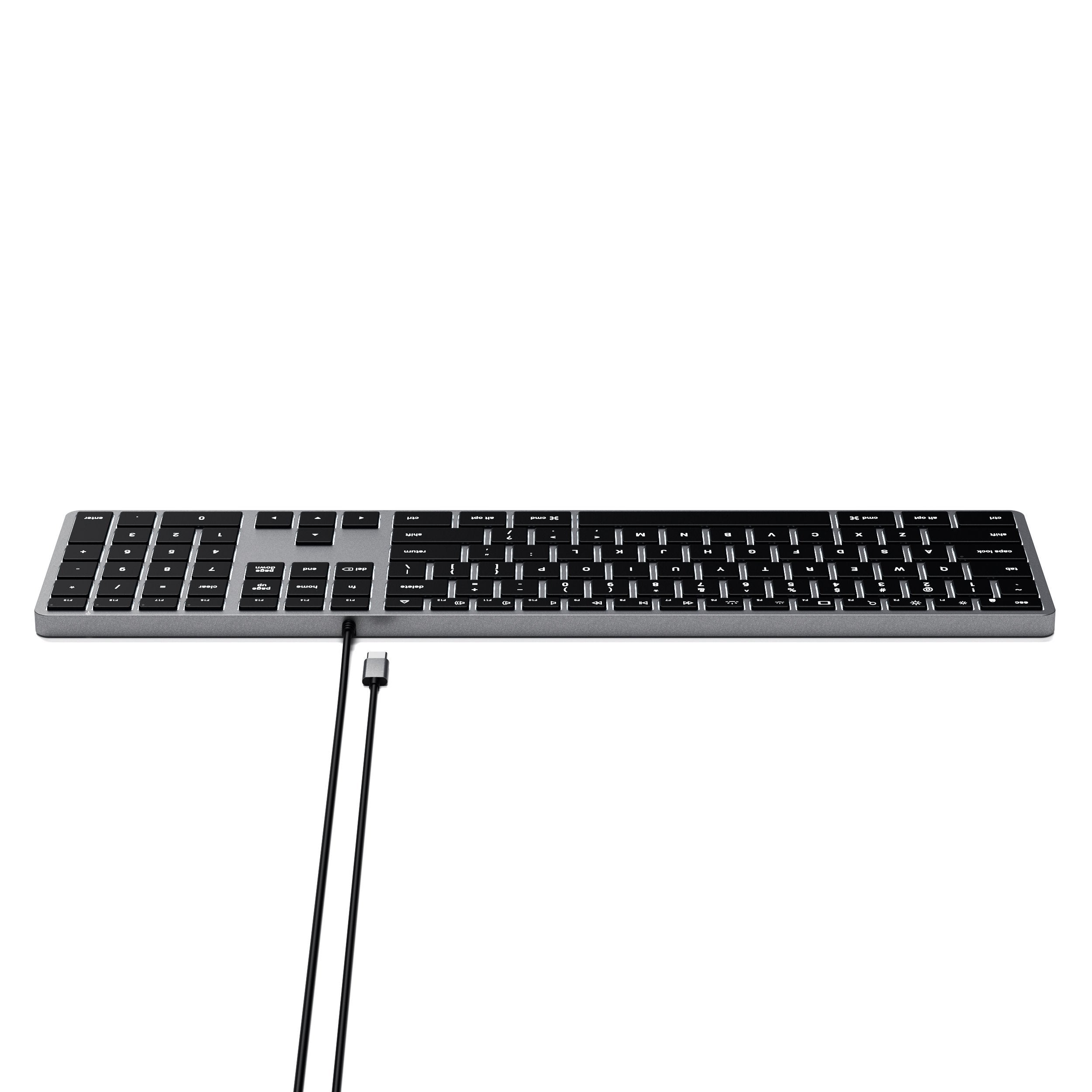 Slim X3 Wired Backlit Keyboard Keyboards Satechi