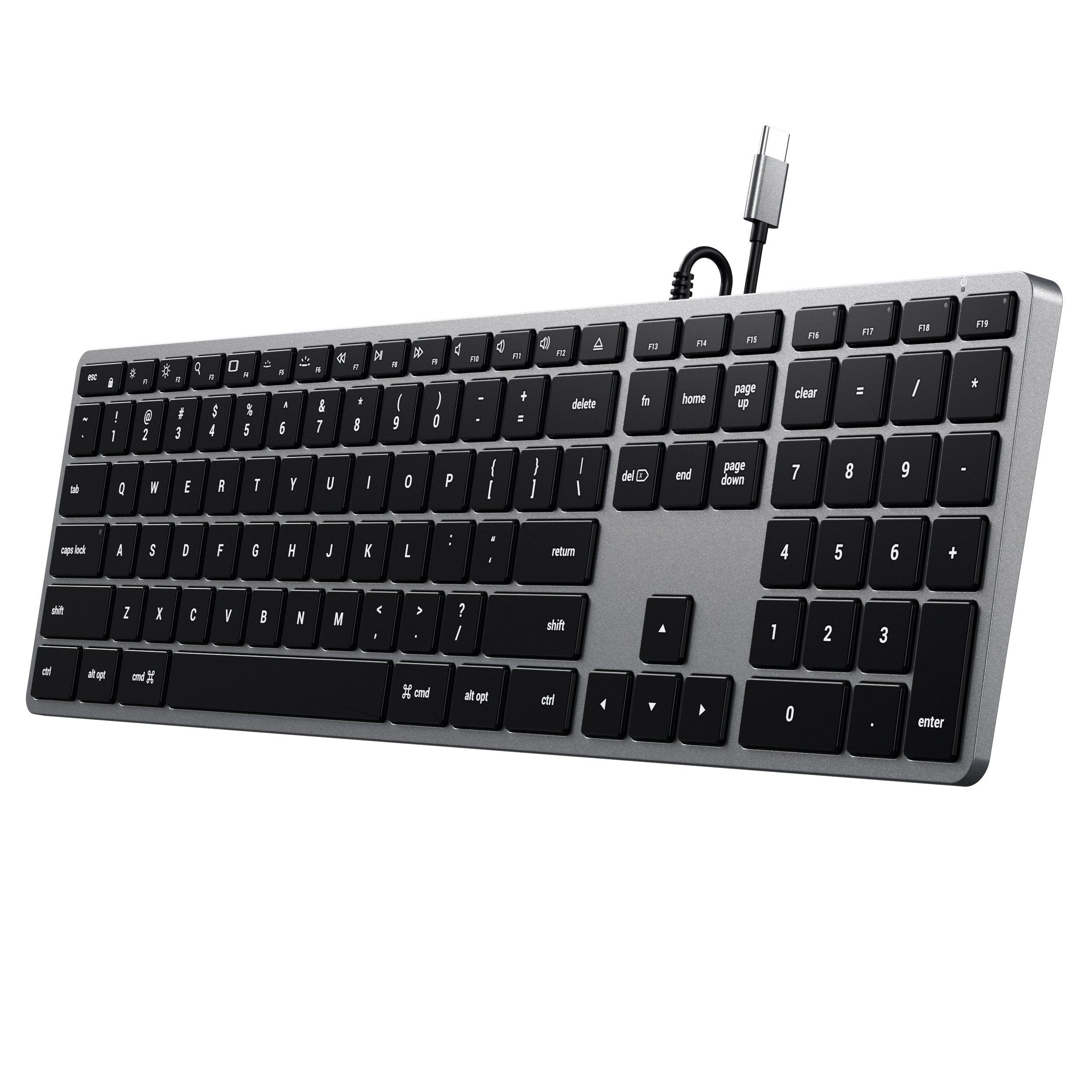 Slim X3 Wired Backlit Keyboard Keyboards Satechi