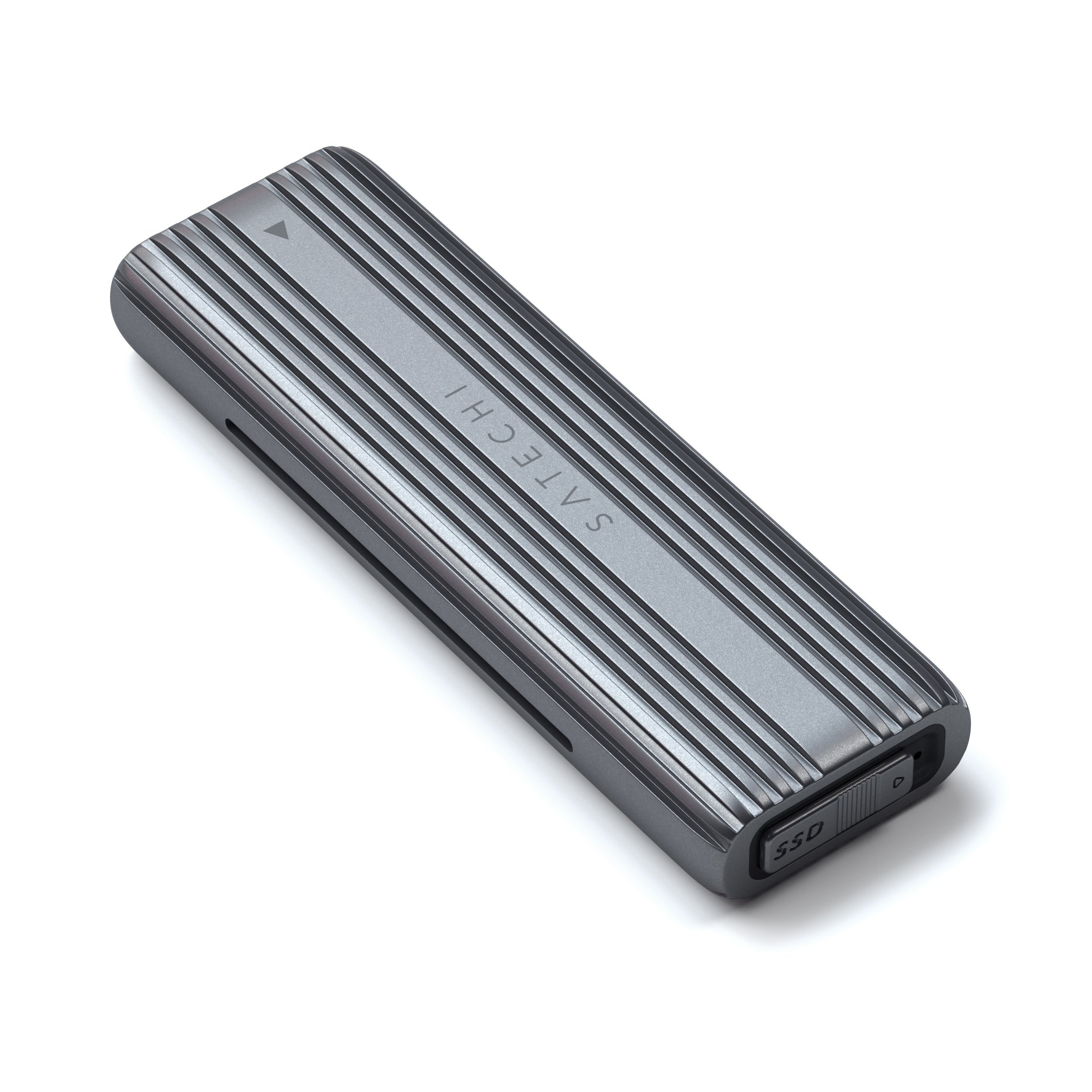 USB-C Aluminum Tool-Free Enclosure for M.2 PCIe NVMe and SATA SSD Satechi