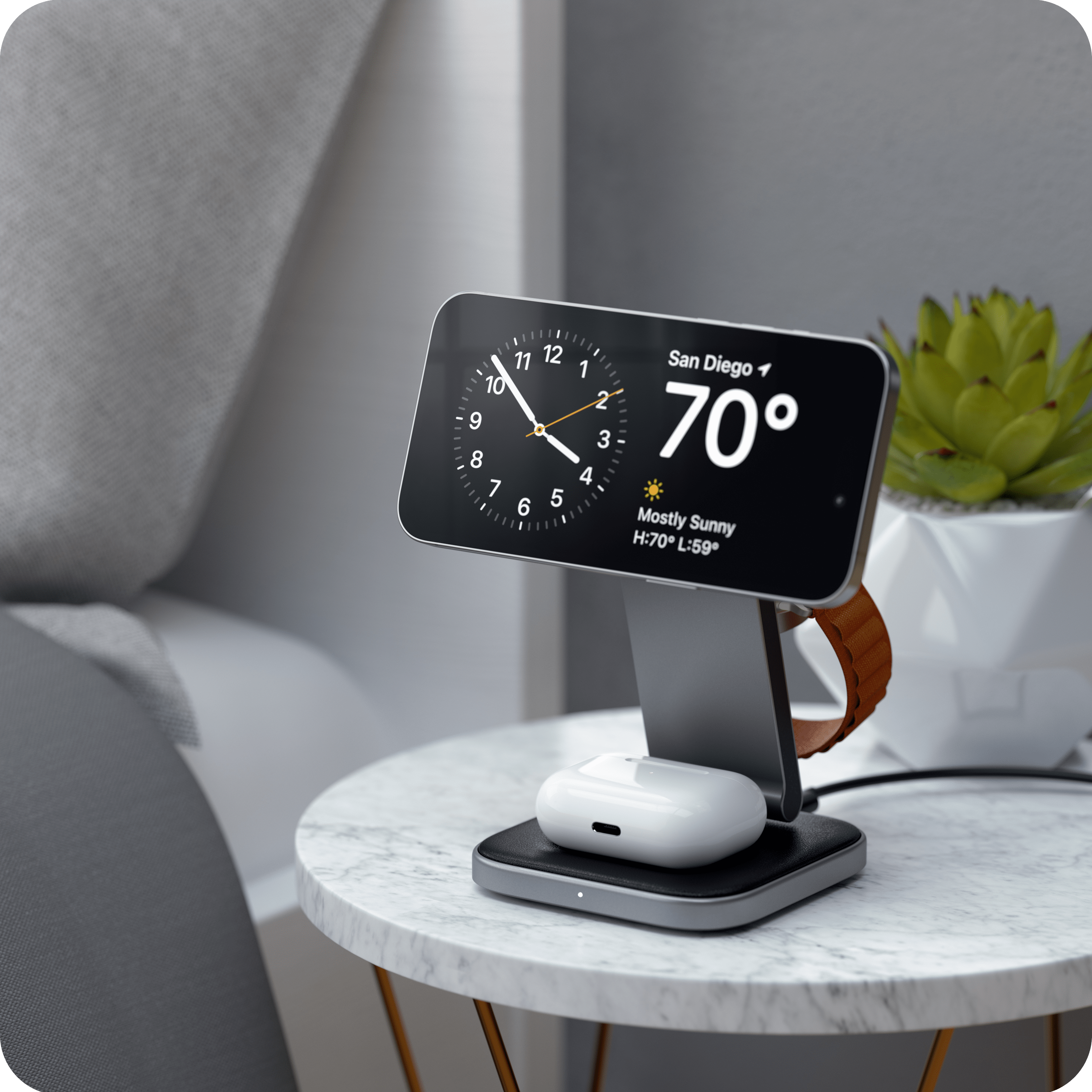 3-in-1 Foldable Qi2 Wireless Charging Stand