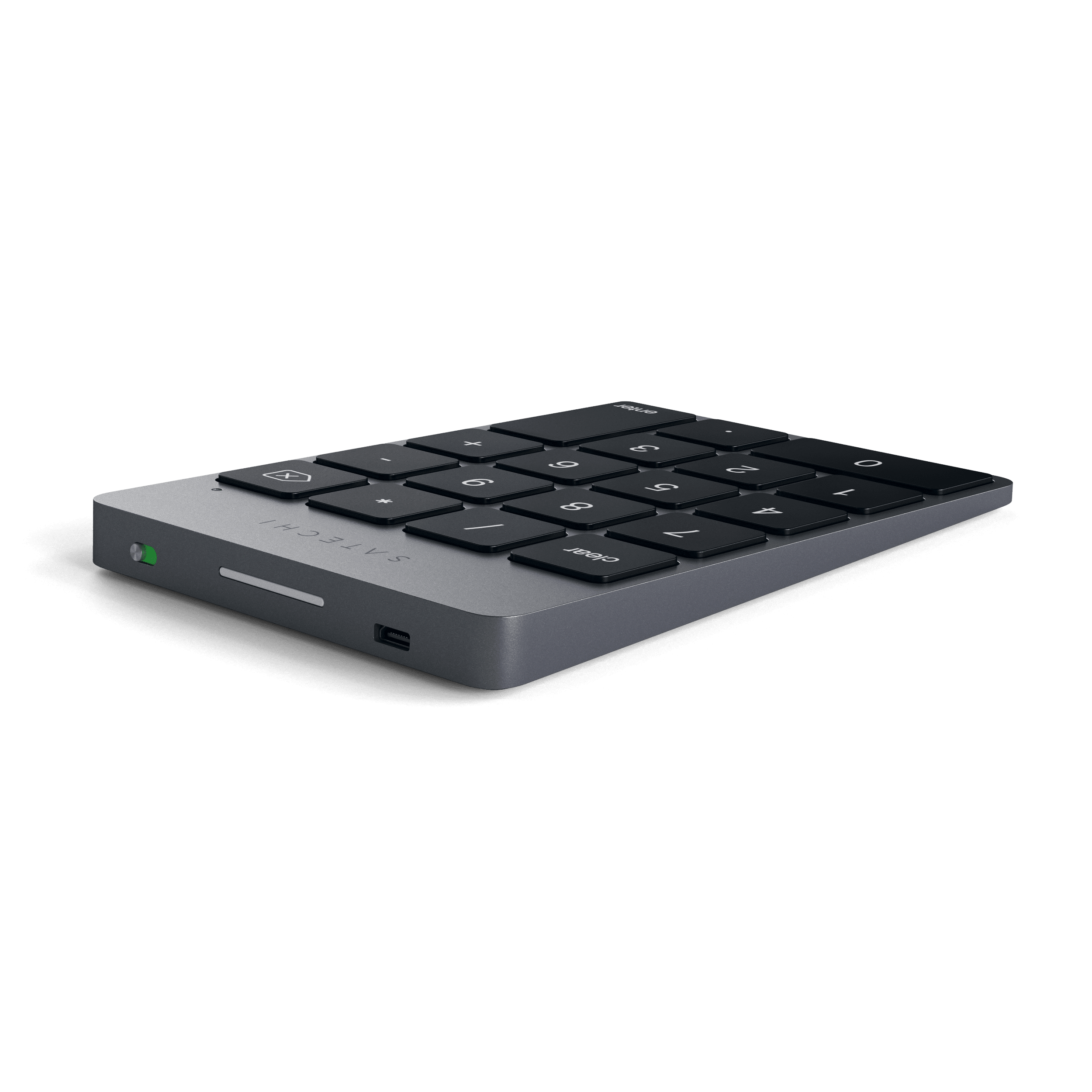Aluminum Slim Rechargeable Bluetooth Keypad Keypads Satechi Space Gray